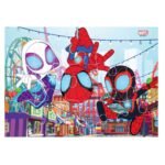 Παζλ 4 Σε 1 Spidey And His Amazing Friends Luna Toys 12/15/20/24Τμχ. 28x6x27,5εκ. - Image 3