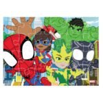 Παζλ 4 Σε 1 Spidey And His Amazing Friends Luna Toys 12/15/20/24Τμχ. 28x6x27,5εκ. - Image 5