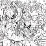 Παζλ Χρωματισμού 2 όψεων Spider - Man Luna Toys 42τμχ. 42x42εκ. - Image 3