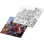 Παζλ Κορνίζα Spider - Man Luna Toys 2 σε 1 Χρωματισμού 2 όψεων 64 Τμx. 27x27 εκ. - Image 3