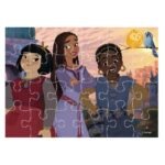 Παζλ 4 Σε 1 Disney Wish Luna Toys 71 Τμx. 28x6x27,5 εκ. - Image 5