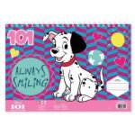 ΜΠΛΟΚ ΖΩΓΡΑΦ 101 DALMATIANS 23X33 40ΦΥΛ  ΑΥΤΟΚ-ΣΤΕΝΣΙΛ- 2ΣΕΛ ΧΡ  2ΣΧ. - Image 2