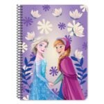 Τετράδιο Σπιράλ Disney Frozen 17x25 εκ., 2 Θέματα, 60 Φύλλα, 2 Σχέδια - Image 2