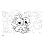 Μπλοκ Ζωγραφ Disney Stitch 23x33, 40 Φύλ, Aυτοκόλ-Στενσιλ-2 Σελ Χρωμ. 2 Σχ - Image 5