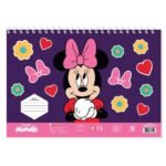 Μπλοκ Ζωγραφ Minnie Mouse 23x33, 40 Φύλ, Aυτοκόλ-Στενσιλ-2 Σελ Χρωμ. - Image 2