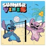 Μαγνητικό Παζλ Disney Stitch Summer Vibes Luna Toys 60τμχ. 18x1,3x18εκ. - Image 4