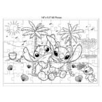 Παζλ Disney Stitch Luna Toys 60τμχ. 2 σε 1 σε μεταλλική Μπάλα 35,5x24εκ. - Image 3