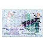 Παζλ Disney Frozen Luna Toys Foil 2 σε 1 60τμχ. σε Κύλινδρο 48x33εκ. - Image 3