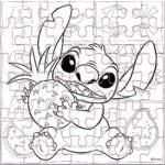 Παζλ Disney Stitch 48 τμχ. 42x42 εκ. - Image 3