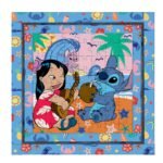 Παζλ Κορνίζα Disney Stitch Luna Toys 2 σε 1 Χρωματισμού 2 όψεων 64 Τμx. 27x27 εκ. - Image 2