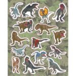 ΠΡΟΣΧΕΔΙΑΣΜΕΝΕΣ ΣΕΛΙΔΕΣ ΧΡΩΜΑΤΙΣΜΟΥ 24Φ+1ΣΕΛ ΑΥΤΟΚ+6ΜΑΡΚ ΜΙΝΙ JURASSIC - Image 2