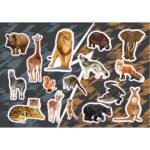 ΜΠΛΟΚ ΖΩΓΡΑΦ 23X33 40ΦΥΛ MUST TEAM JUNGLE ΑΥΤΟΚ-ΣΤΕΝΣΙΛ- 2ΣΕΛ ΧΡ  2ΣΧ - Image 4