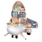 Αεροπλάνο Βαλιτσάκι Παγωτά Luna Toys  43x21,5x25εκ. - Image 2