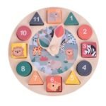 Παζλ Ρολόϊ Luna Toys Ξύλινο 22x3,5x22 εκ. - Image 2