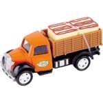 Όχημα Αγροτικό Pull Back Luna Toys 1:55 Μεταλλικό 12x4,5x6,5 εκ. 4 σχέδια - Image 2