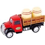 Όχημα Αγροτικό Pull Back Luna Toys 1:55 Μεταλλικό 12x4,5x6,5 εκ. 4 σχέδια - Image 3