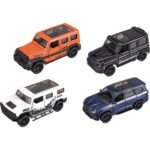 Όχημα 4x4 Luna Toys Μεταλλικό Pull Back 1:43 με Ανοιγόμενες Πόρτες 4 Χρώματα - Image 2