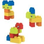 Τουβλάκια σε Σπιτάκι 16Τμx Μπλε Luna Toys 24x17,5x26εκ. - Image 2