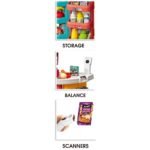 Σουπερ Μαρκετ Σετ Luna Toys 78εκ. 45τμχ. με ήxο και φως 48,5x12x76εκ. - Image 3