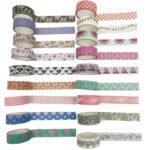 Αυτοκόλλητη Χαρτoταινία Χειροτεχνίας The littlies 19 Σχέδια 15μμ. x 5μ. - Image 2