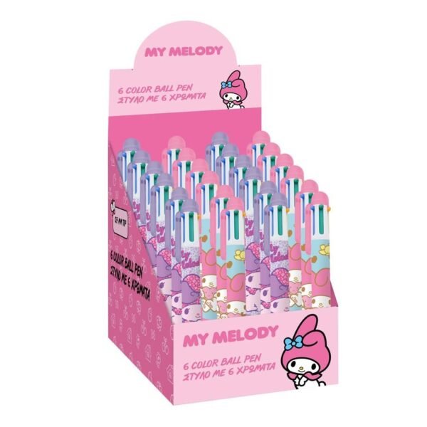 ΣΤΥΛΟ 6ΧΡΩΜΑΤΑ MY MELODY