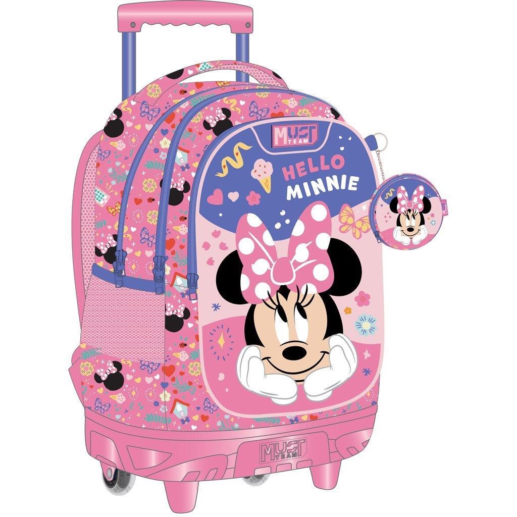 Σχολική Τσάντα Τρόλεϊ Δημοτικού Disney Minnie Mouse Besties Forever Must Team 3 Θήκες Σχολική Τσάντα Τρόλεϊ Δημοτικού Disney Minnie Mouse Besties Forever Must Team 3 Θήκες - Image 1