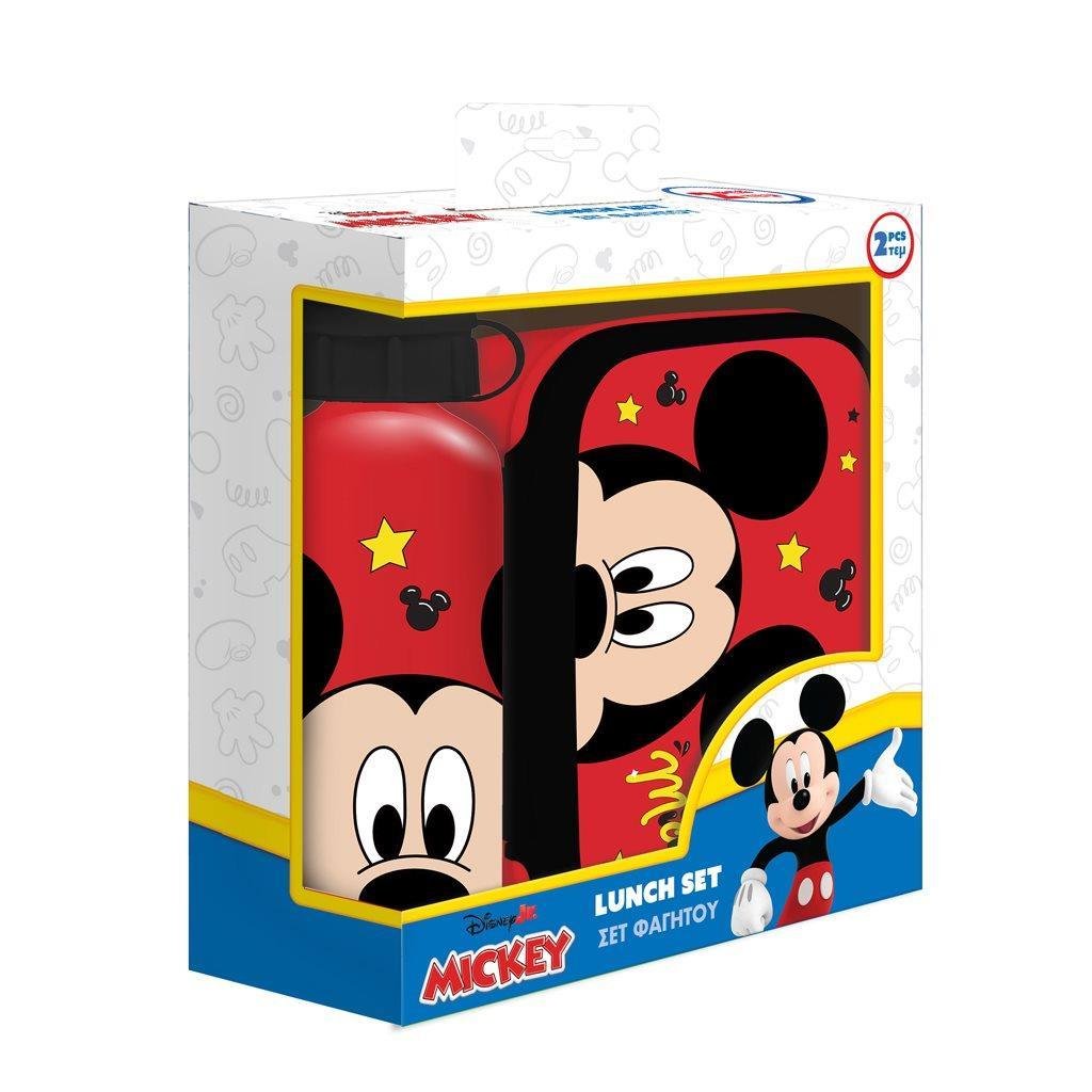 Σετ Φαγητού Disney Mickey Mouse Φαγητοδοχείο 800ml-Παγούρι Αλουμινίου 500ml Σετ Φαγητού Disney Mickey Mouse Φαγητοδοχείο 800ml-Παγούρι Αλουμινίου 500ml - Image 1