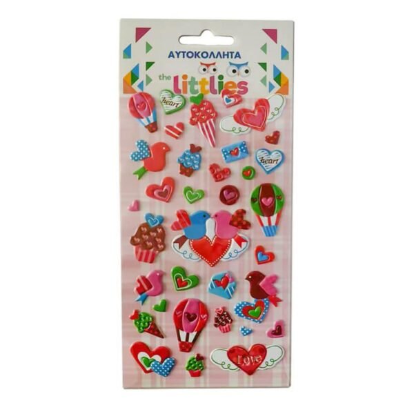 ΑΥΤΟΚΟΛΛΗΤΑ 10X22EK LOVE YOU THE LITTLIES