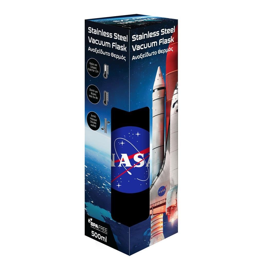 ΘΕΡΜΟΣ 500ML ΑΝΟΞΕΙΔΩΤΟ 26 ΘΕΡΜΟΣ 500ML ΑΝΟΞΕΙΔΩΤΟ 26,5X7 NASA - Image 1
