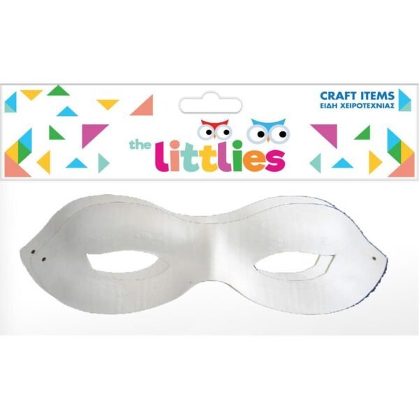 Μάσκα Προσώπου Χειροτεχνίας The littlies Χάρτινη 185x82x40mm 2 Τμχ.