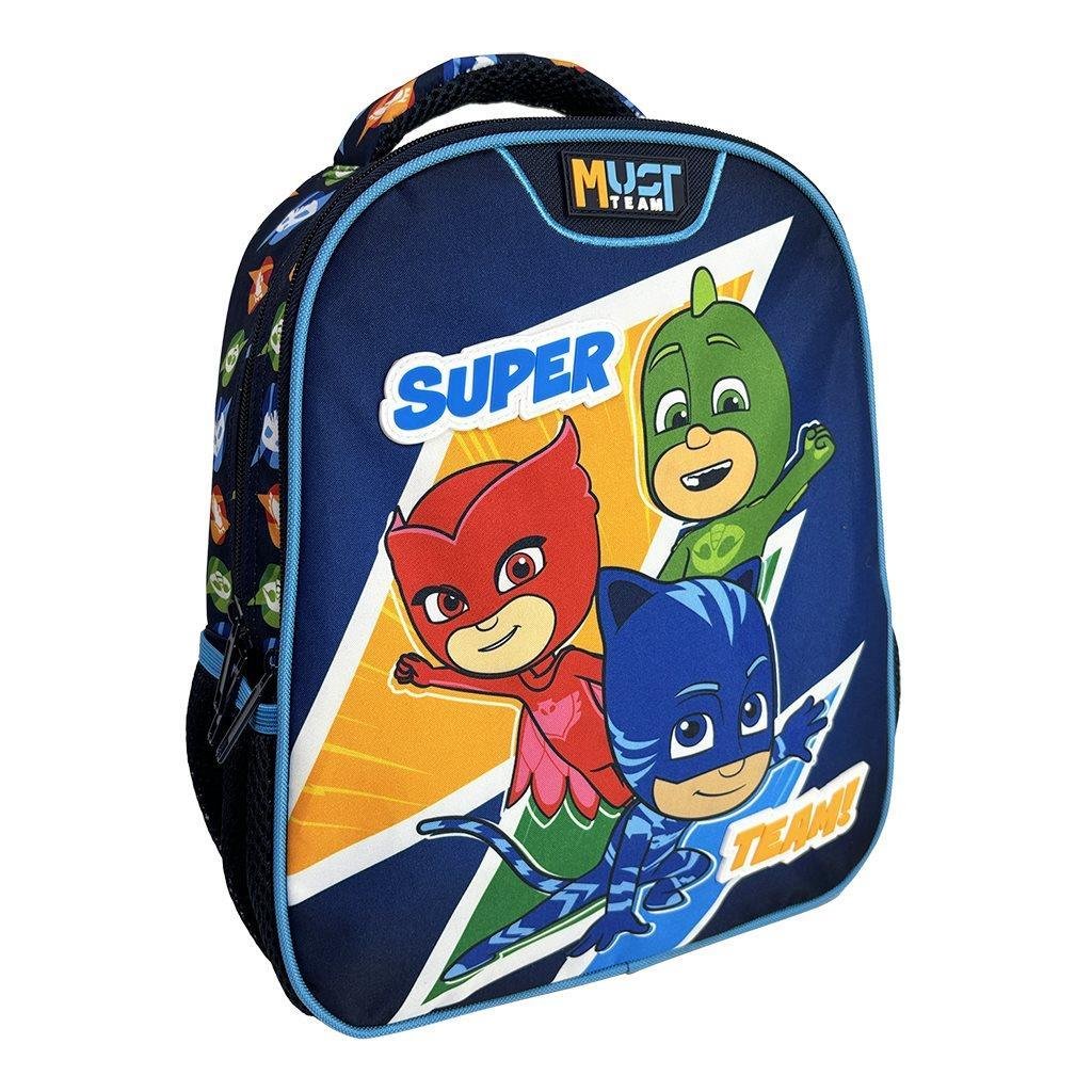 Σχολική Τσάντα Πλάτης Νηπίου Pj Masks Super Team Must Team 2 Θήκες Σχολική Τσάντα Πλάτης Νηπίου Pj Masks Super Team Must Team 2 Θήκες - Image 1