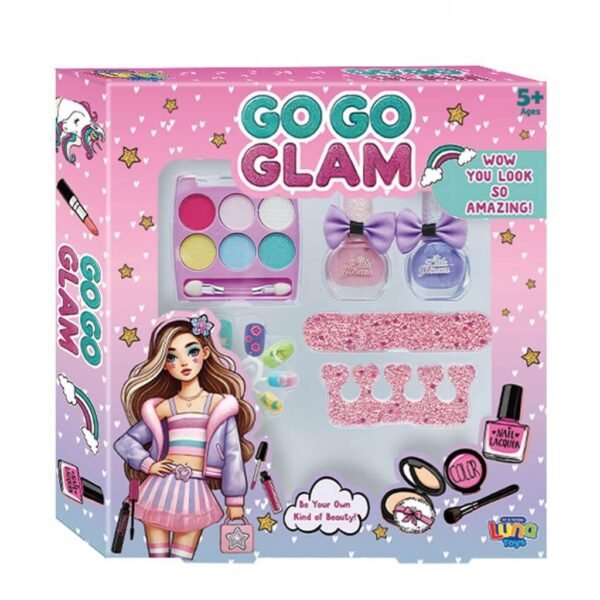 Μακιγιάζ Σετ Go Go Glam Luna Toys 22τμχ. 23,7x4x25,7 εκ.