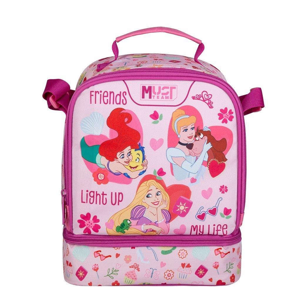 Τσαντάκι Φαγητού Disney Princess Friends Light Up My Life Must Team Ισοθερμικό 2 Θήκες Τσαντάκι Φαγητού Disney Princess Friends Light Up My Life Must Team Ισοθερμικό 2 Θήκες - Image 1