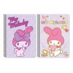 ΤΕΤΡΑΔΙO ΣΠΙΡΑΛ 17Χ25 2ΘΕΜ 60Φ MY MELODY 2ΣΧ