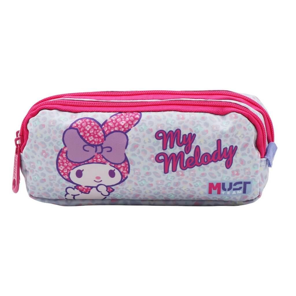 Σχολική Κασετίνα Βαρελάκι My Melody Must Team 2 Θήκες Σχολική Κασετίνα Βαρελάκι My Melody Must Team 2 Θήκες - Image 1
