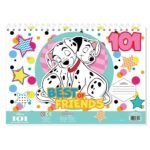 ΜΠΛΟΚ ΖΩΓΡΑΦ 101 DALMATIANS 23X33 40ΦΥΛ  ΑΥΤΟΚ-ΣΤΕΝΣΙΛ- 2ΣΕΛ ΧΡ  2ΣΧ.