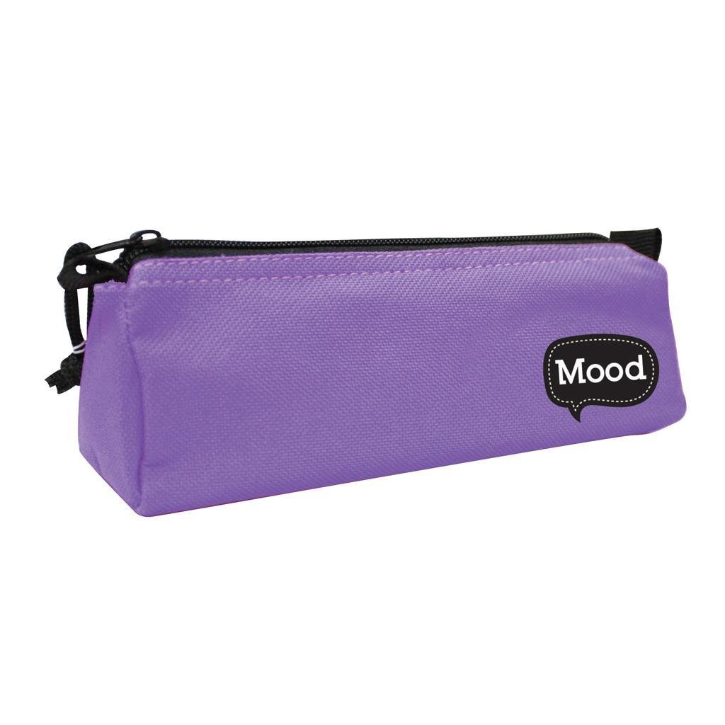 Κασετίνα Βαρελάκι Mood Chrome Μωβ με 1 Θήκη Κασετίνα Βαρελάκι Mood Chrome Μωβ με 1 Θήκη - Image 1