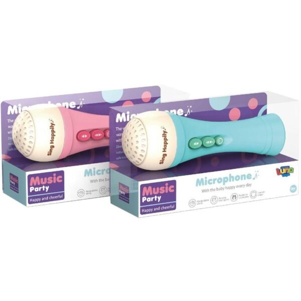 Μικρόφωνο Luna Toys με Μουσική 18,3x6x9,6εκ. 2 Xρώματα