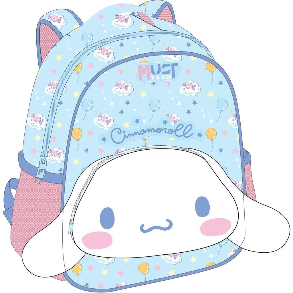 Σχολική Τσάντα Πλάτης Νηπίου Cinnamoroll Ears Must Team 2 Θήκες Σχολική Τσάντα Πλάτης Νηπίου Cinnamoroll Ears Must Team 2 Θήκες - Image 1