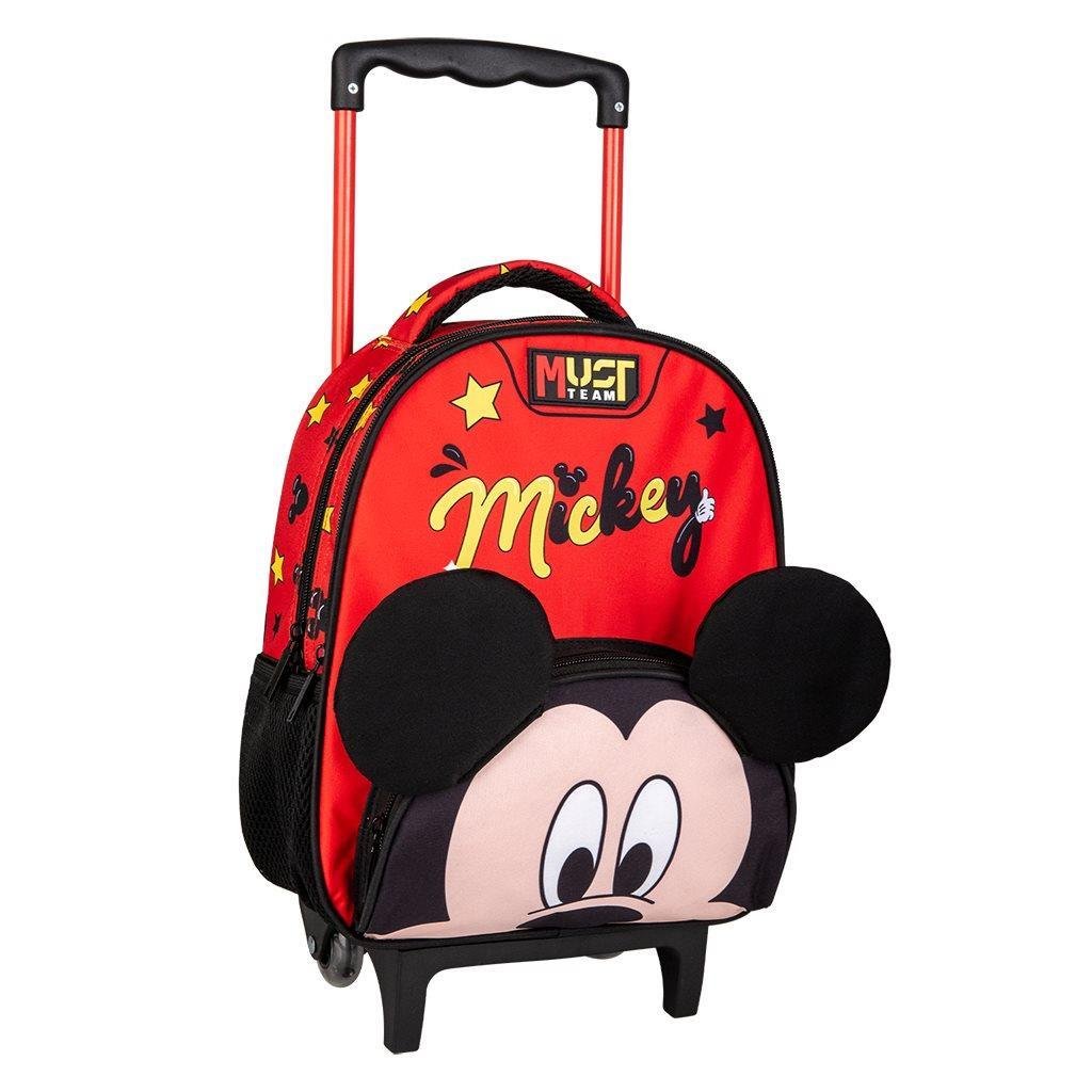 Σχολική Τσάντα Τρόλεϊ Νηπίου Disney Mickey Mouse Must Team 2 Θήκες Σχολική Τσάντα Τρόλεϊ Νηπίου Disney Mickey Mouse Must Team 2 Θήκες - Image 1