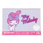 Μπλοκ Ζωγραφ My Melody 23x33, 40Φύλ, Aυτοκόλ-Στενσιλ-2Σελ Χρωμ 2Σχ