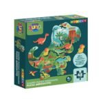Παζλ Δεινόσαυροι Luna Toys 48 Τμx. με 8 Σχήματα