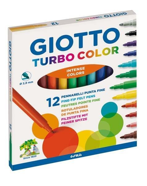 ΜΑΡΚΑΔΟPΟΙ 12ΤΕΜ TURBO COLOR GIOTTO ΜΑΡΚΑΔΟPΟΙ 12ΤΕΜ TURBO COLOR GIOTTO - Image 1