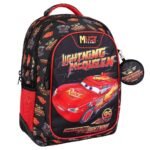 Σχολική Τσάντα Πλάτης Δημοτικού Disney Cars Lightning Mcqueen Must Team 3 Θήκες