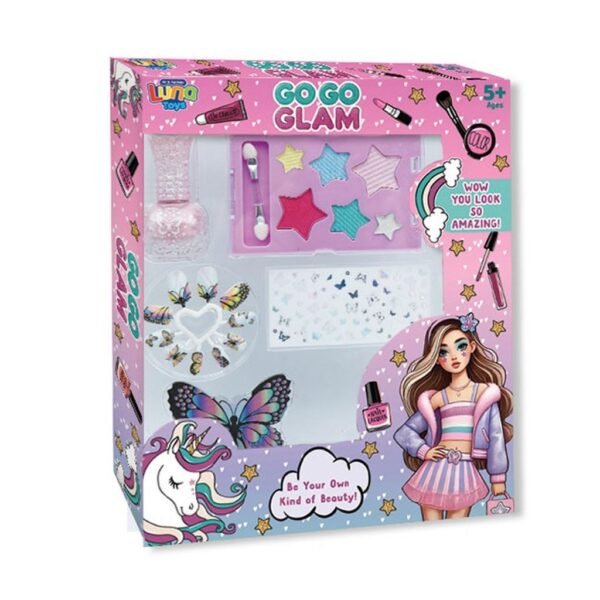 Μακιγιάζ Σετ Go Go Glam Luna Toys 21τμχ. 21,5x3,5x28,5 εκ.