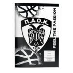 ΤΕΤΡΑΔΙΟ ΚΑΡΦΙΤΣΑ 17Χ24 ΠΑΟΚ BC 40Φ