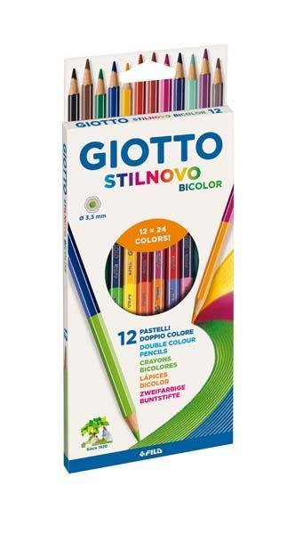ΞΥΛΟΜΠΟΓΙΕΣ STILNOVO BICOLOR 12ΤEM 24ΧΡΩΜ GIOTTO ΞΥΛΟΜΠΟΓΙΕΣ STILNOVO BICOLOR 12ΤEM 24ΧΡΩΜ GIOTTO - Image 1