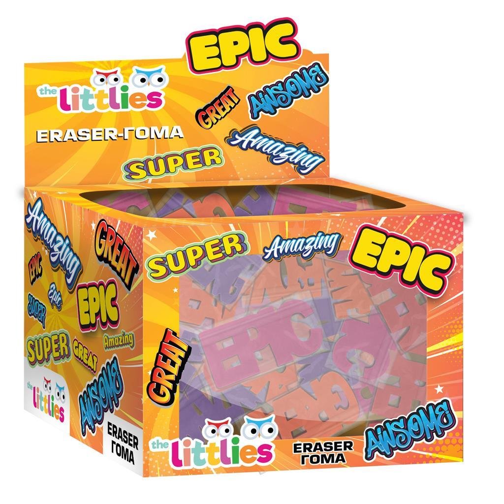 ΓΟΜΑ ΛΕΞΕΙΣ 5ΣΧ 50x25mmTHE LITTLIES ΓΟΜΑ ΛΕΞΕΙΣ 5ΣΧ 50x25mmTHE LITTLIES - Image 1