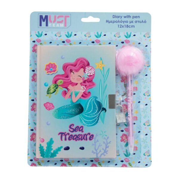 ΗΜΕΡΟΛΟΓΙΟ ΜΕ ΚΛΕΙΔΑΡΙΑ MUST TEAM 12Χ18ΕΚ 60Φ 60ΓΡ ΚΑΙ ΣΤΥΛΟ ΜΕ POM POM GIRL