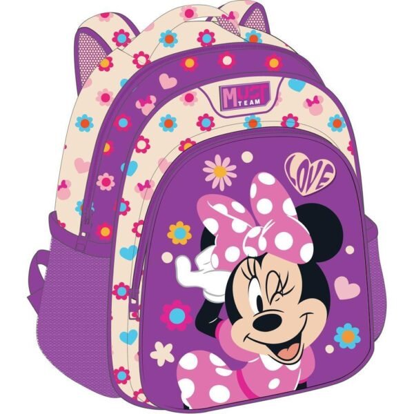 Σχολική Τσάντα Πλάτης Νηπίου Disney Minnie Mouse Love Must Team 2 Θήκες
